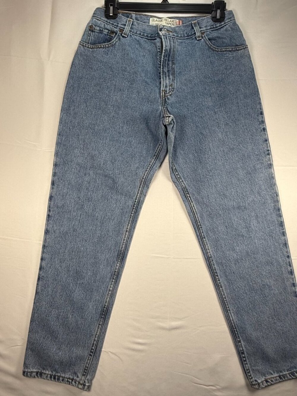 VINTAGE Levi's 550 Women's Jeans Relaxed Fit Tapered Leg Faded Denim Size 14 M